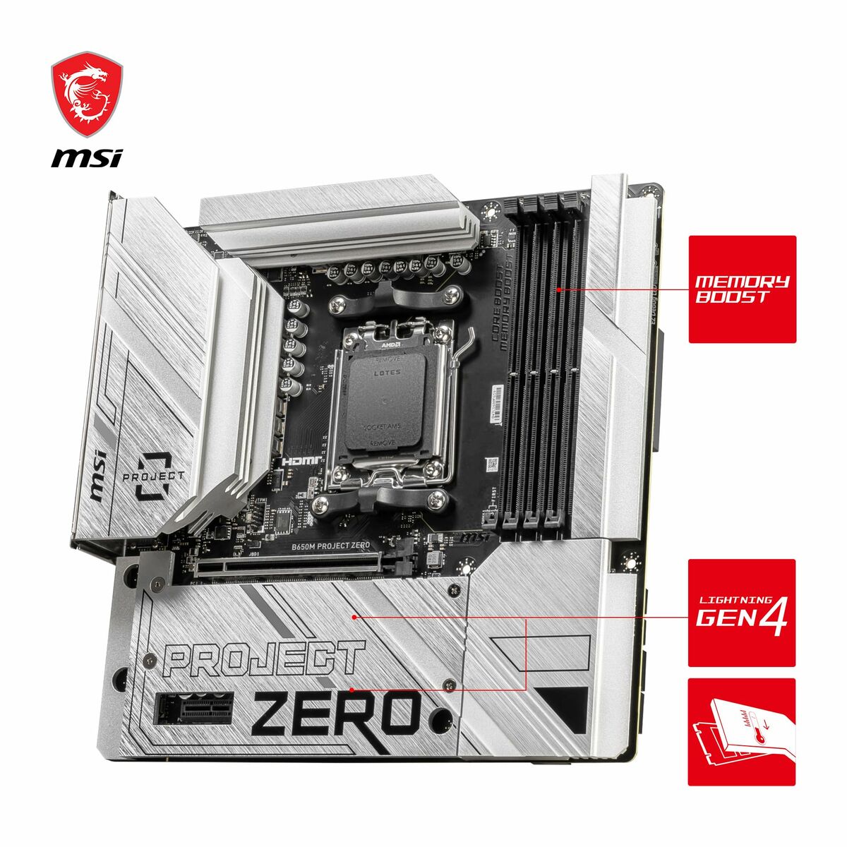 Motherboard MSI AMD AM5 AMD AMD B650-16