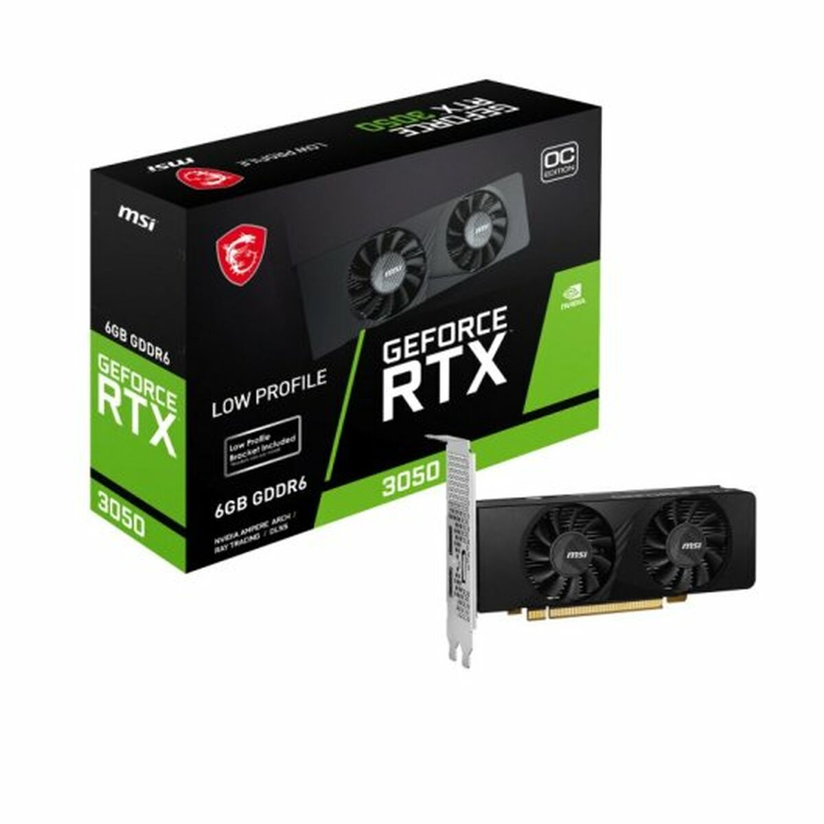Graphics card MSI Nvidia GeForce RTX 3050 6 GB GDDR6 - GearHaus