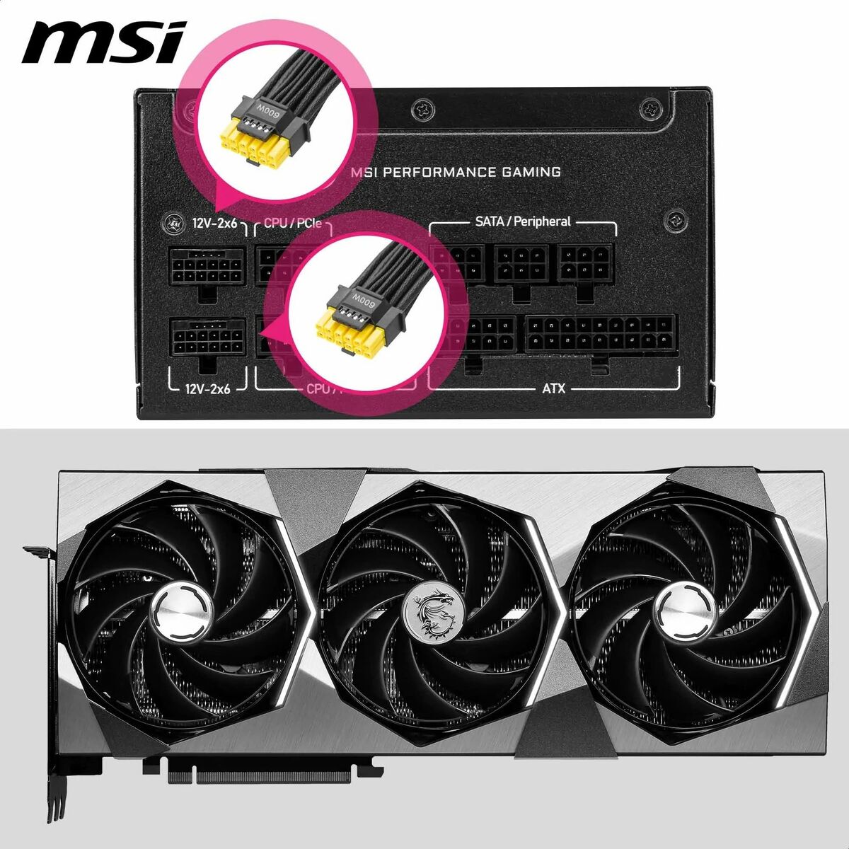 Power supply MSI 306 - 7ZPFX11 - CE0 80 Plus Gold ATX - GearHaus