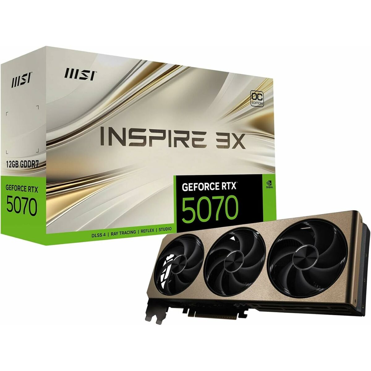 Graphics card MSI 912 - V532 - 006 12 GB nvidia geforce rtx 5070 GDDR7 - GearHaus