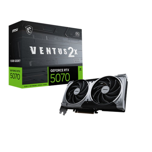 Graphics card MSI GEFORCE RTX 5070 12G VENTUS 2X OC 12 GB - GearHaus