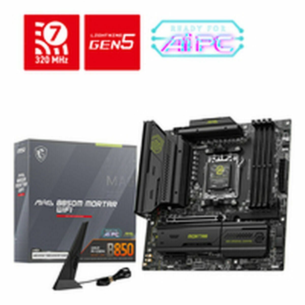 Motherboard MSI MAG B850M MORTAR WIFI AMD AM5 - GearHaus