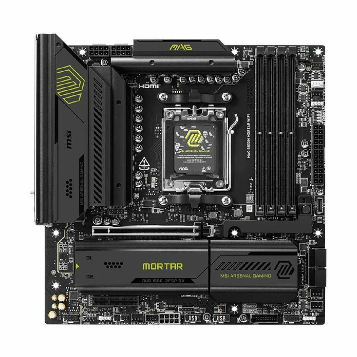 Motherboard MSI MAG B850M MORTAR WIFI AMD AM5 - GearHaus