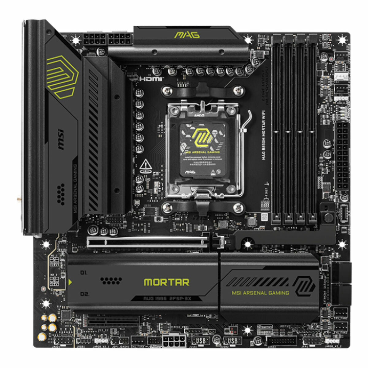 Motherboard MSI MAG B850M MORTAR WIFI AMD AM5 - GearHaus