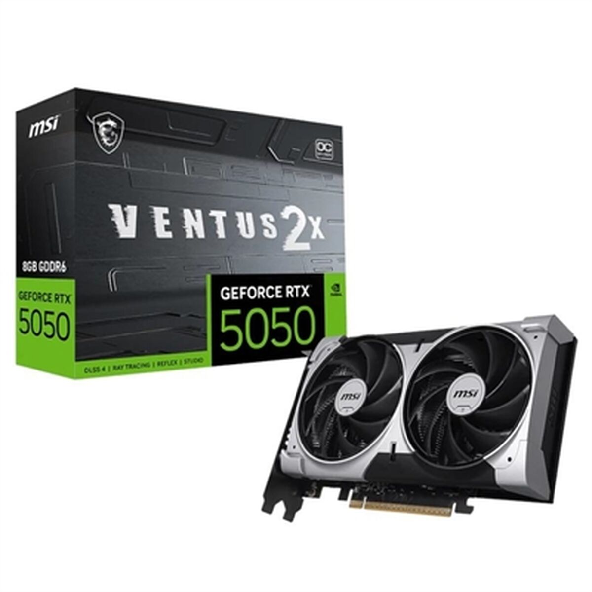 Graphics card MSI VENTUS 2X OC 8 GB GDDR6 - GearHaus