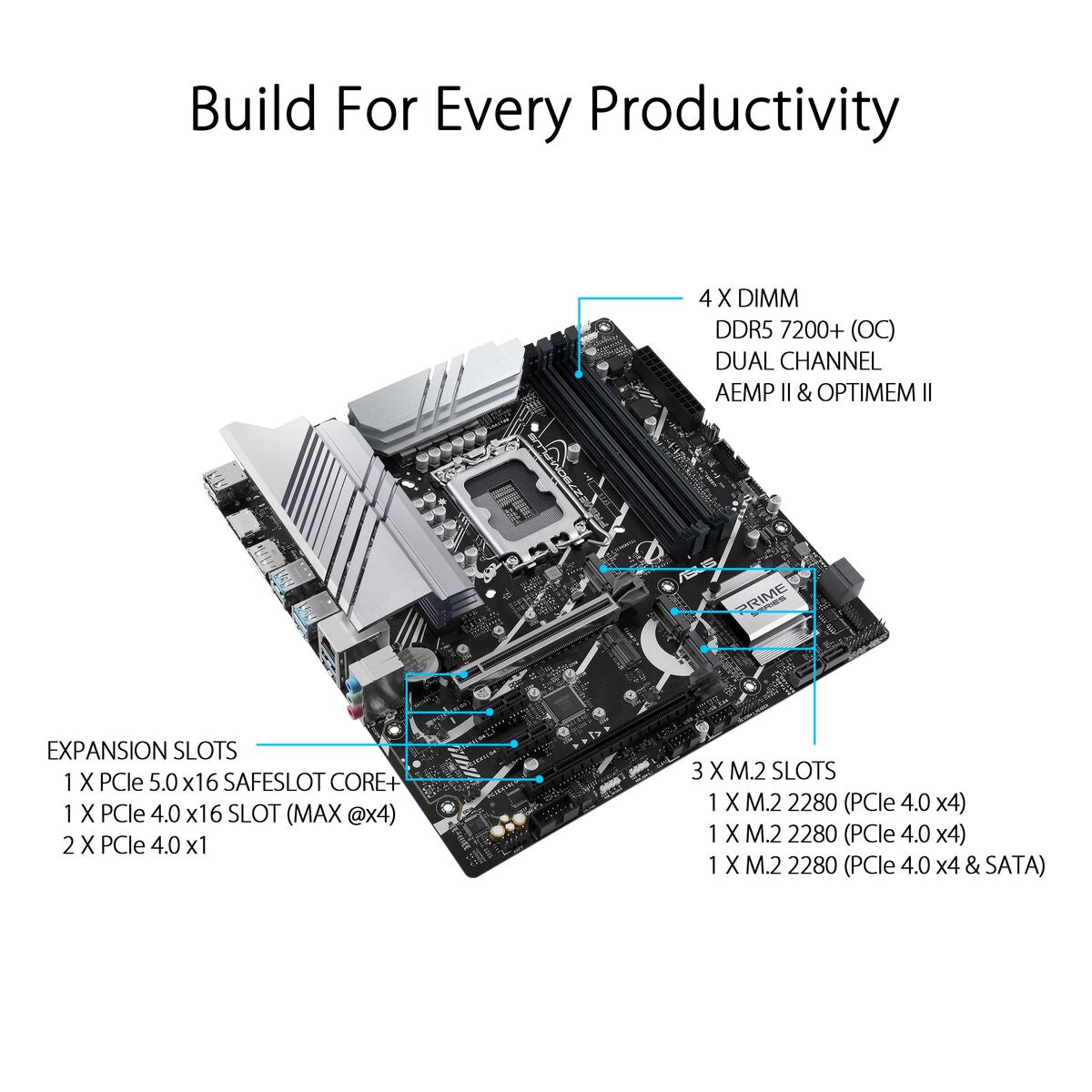 Motherboard Asus PRIME Z790M-PLUS LGA 1700-34