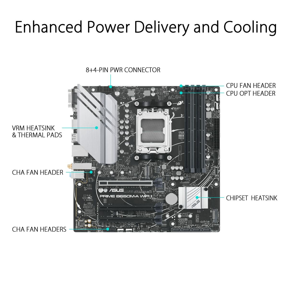 Motherboard Asus AMD AM5 AMD AMD B650 - GearHaus