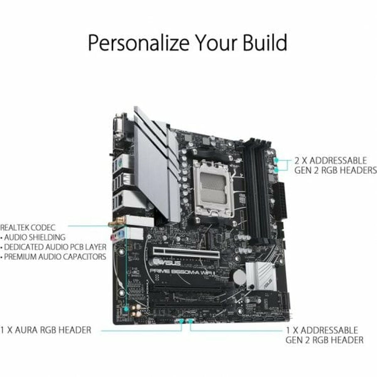 Motherboard Asus AMD AM5 AMD AMD B650 - GearHaus