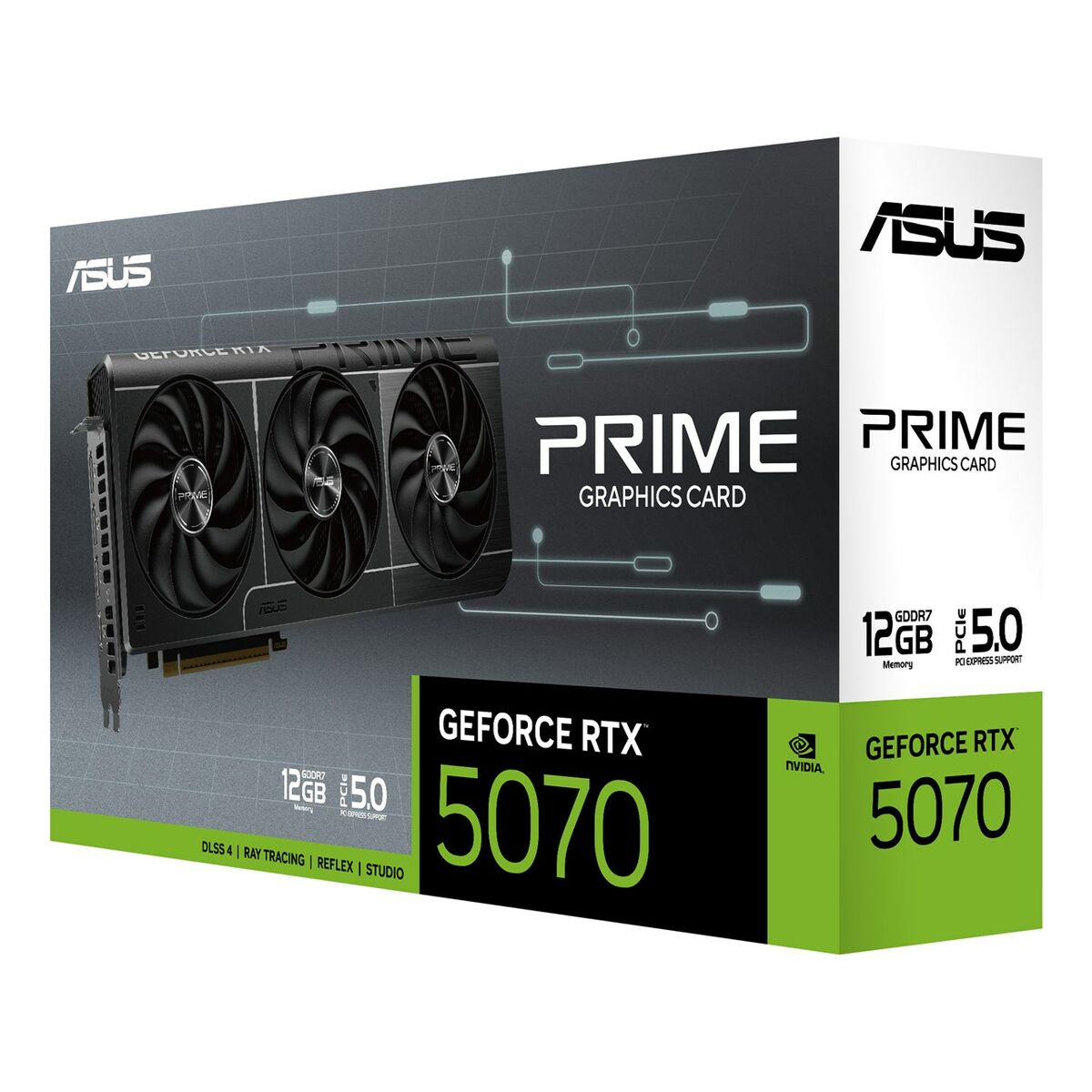 Graphics card Asus nvidia geforce rtx 5070 12 GB GDDR6 GDDR6X GDDR7 - GearHaus