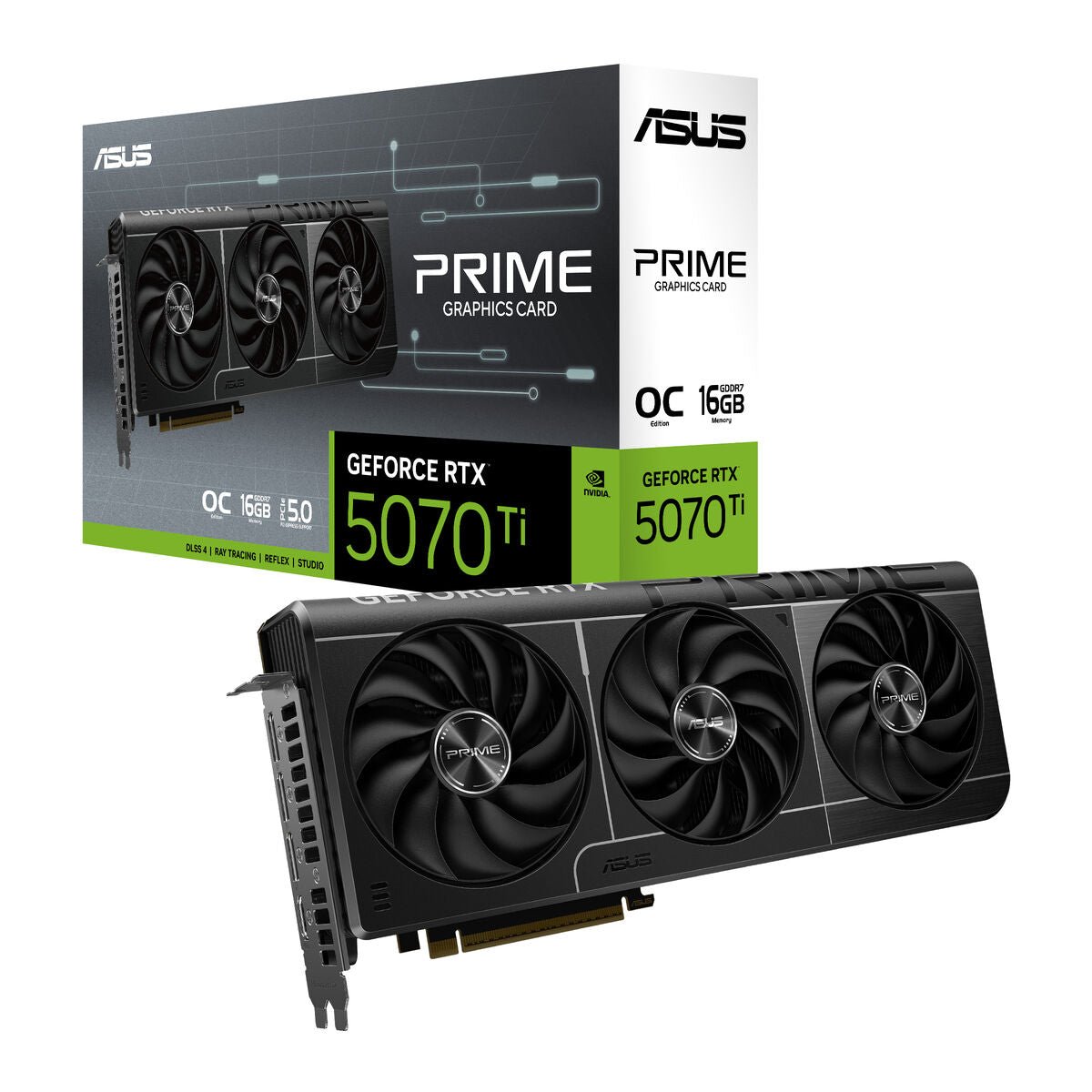 Graphics card Asus nvidia geforce rtx 5070 ti 16 GB GDDR6 GDDR6X - GearHaus