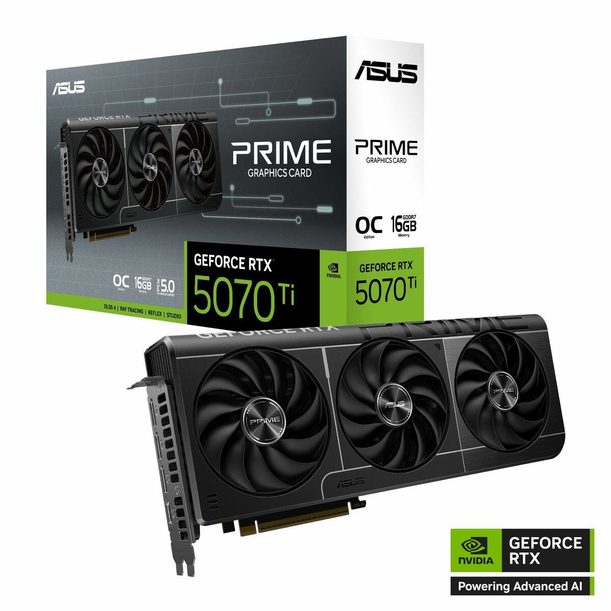 Graphics card Asus nvidia geforce rtx 5070 ti 16 GB GDDR6 GDDR6X - GearHaus