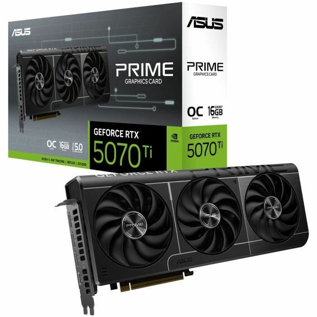 Graphics card Asus nvidia geforce rtx 5070 ti 16 GB GDDR6 GDDR6X - GearHaus