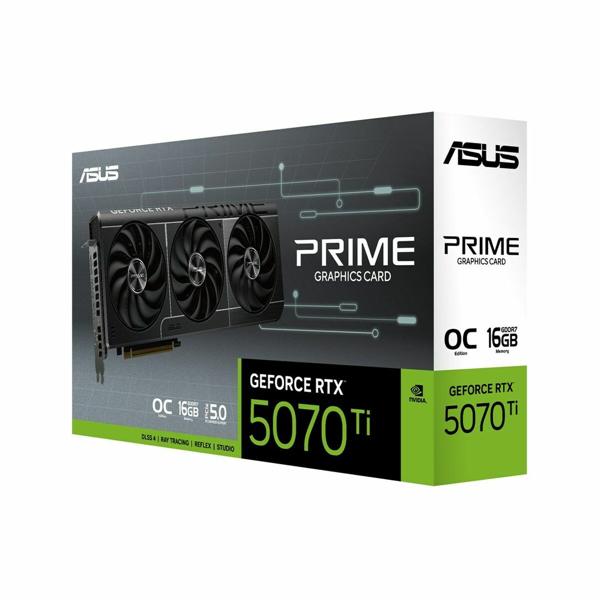 Graphics card Asus nvidia geforce rtx 5070 ti 16 GB GDDR6 GDDR6X - GearHaus