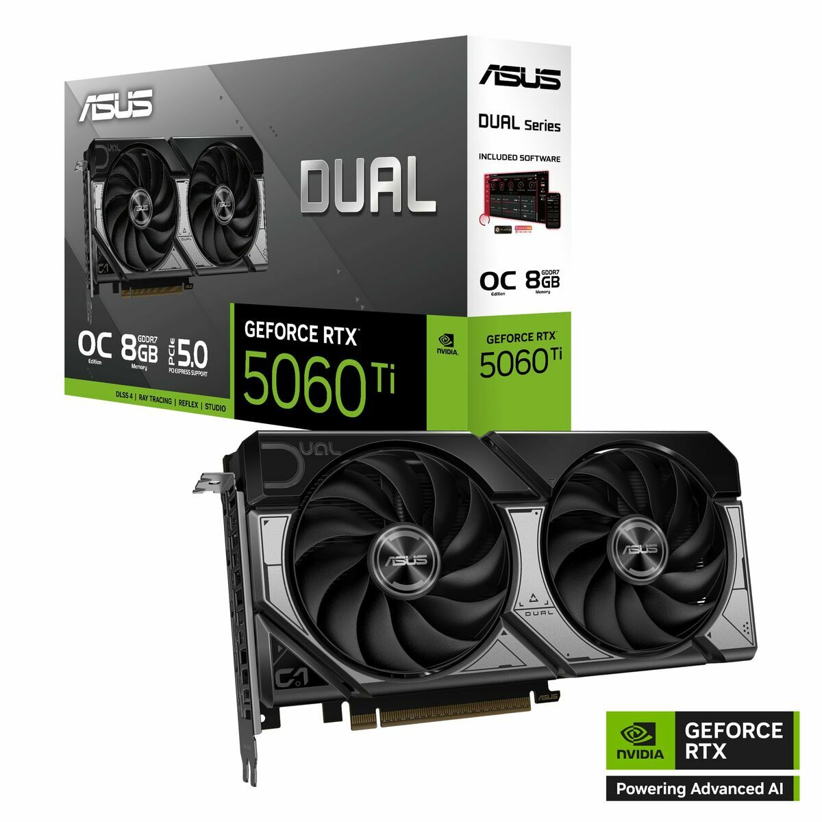 Graphics card Asus 90YV0MP2 - M0NA00 geforce rtx 5060 ti 8 GB GDDR6 GDDR7 - GearHaus