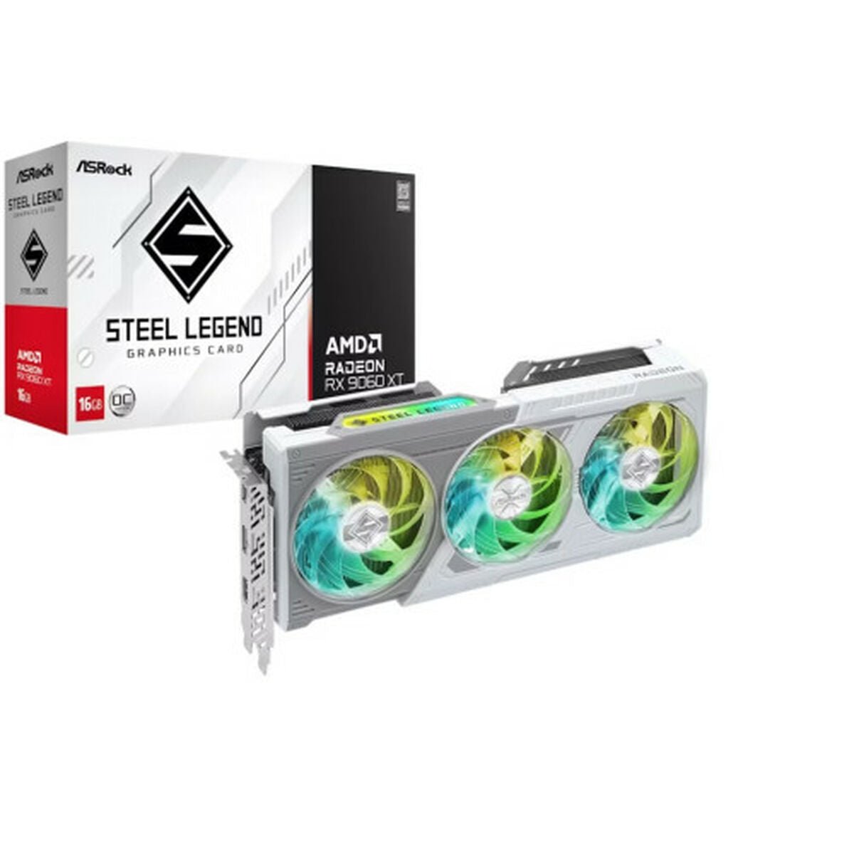 Graphics card ASRock RX9060XT SL 16GO GDDR6 RADEON RX 9060 XT 16 GB - GearHaus