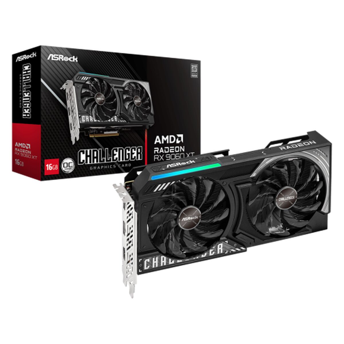 Graphics card ASRock RX9060XT CL 16GO GDDR6 RADEON RX 9060 XT 16 GB - GearHaus