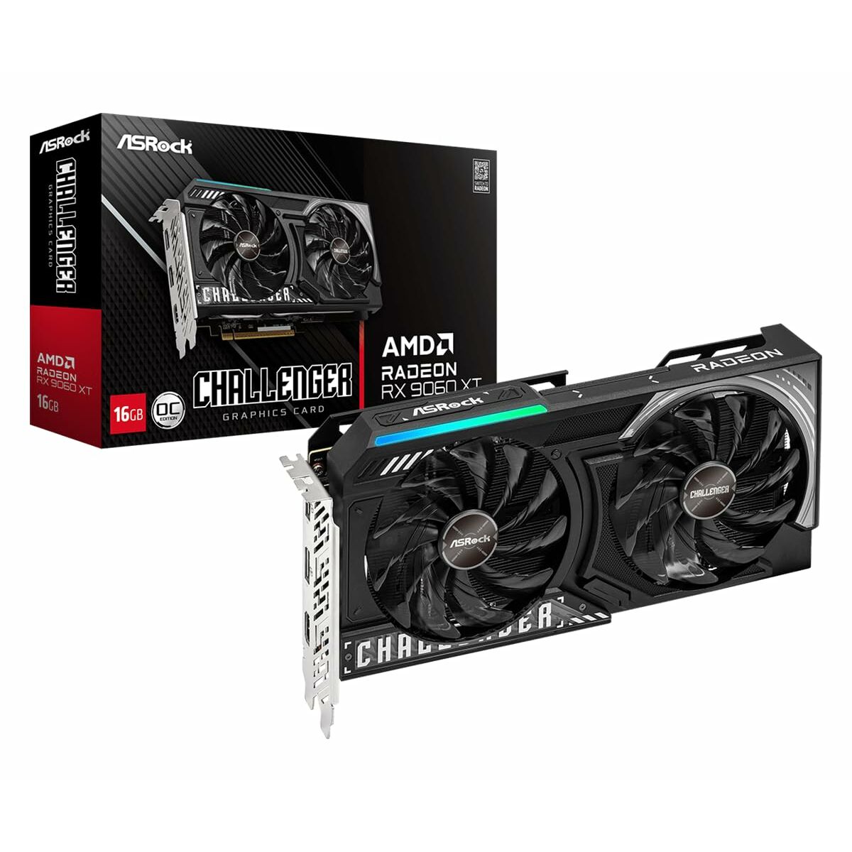 Graphics card ASRock RX9060XT CL 16GO GDDR6 RADEON RX 9060 XT 16 GB - GearHaus