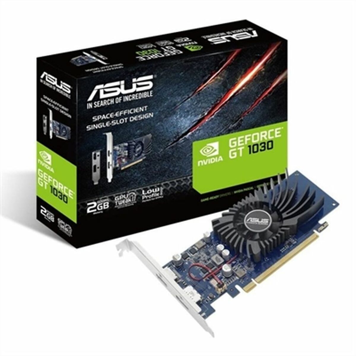 Graphics card Asus GT1030 - 2G - BRK NVIDIA GeForce GT 1030 GDDR5 - GearHaus