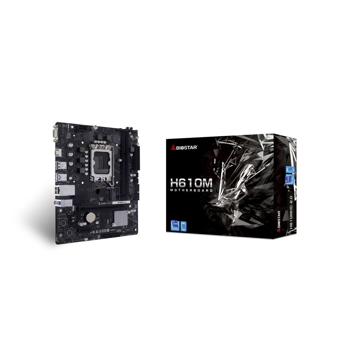 Motherboard Biostar H610MHC 2.0 H610 LGA 1700 - GearHaus