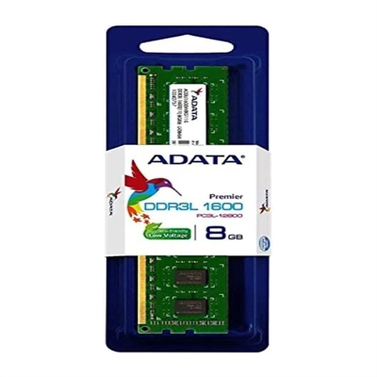 RAM Memory Adata ADDU1600W8G11 - S 8 GB 1600 mHz CL11 DDR3L - GearHaus