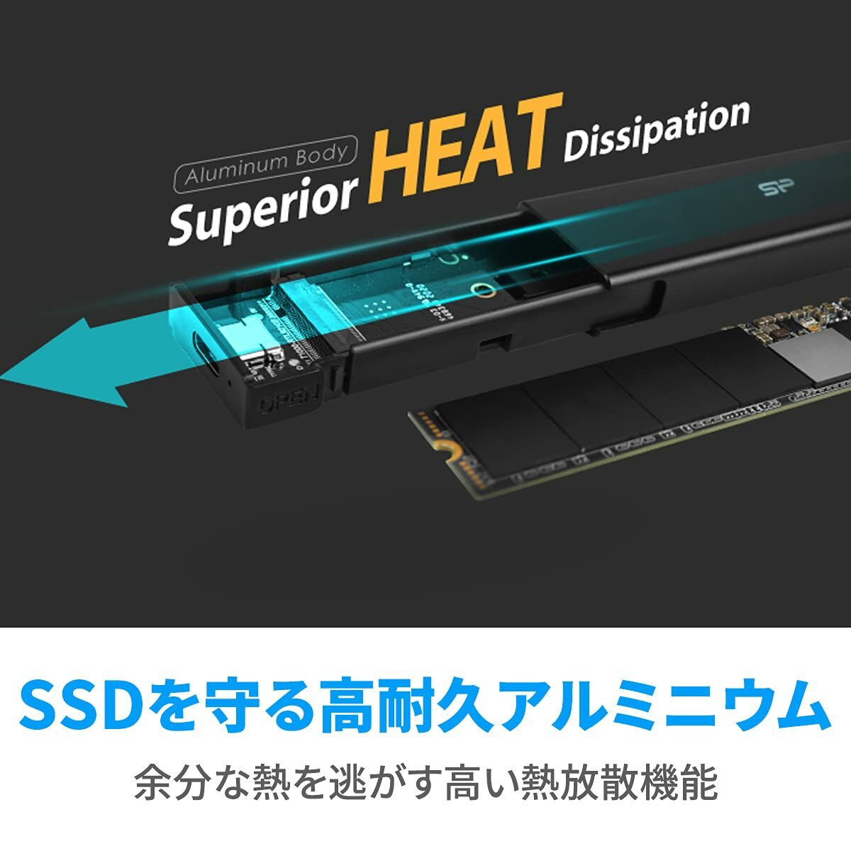 External Box Silicon Power PD60 Black - GearHaus