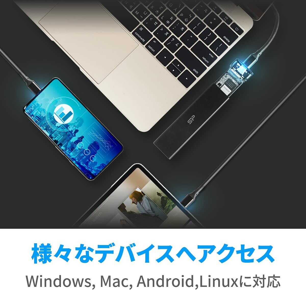 External Box Silicon Power PD60 Black - GearHaus