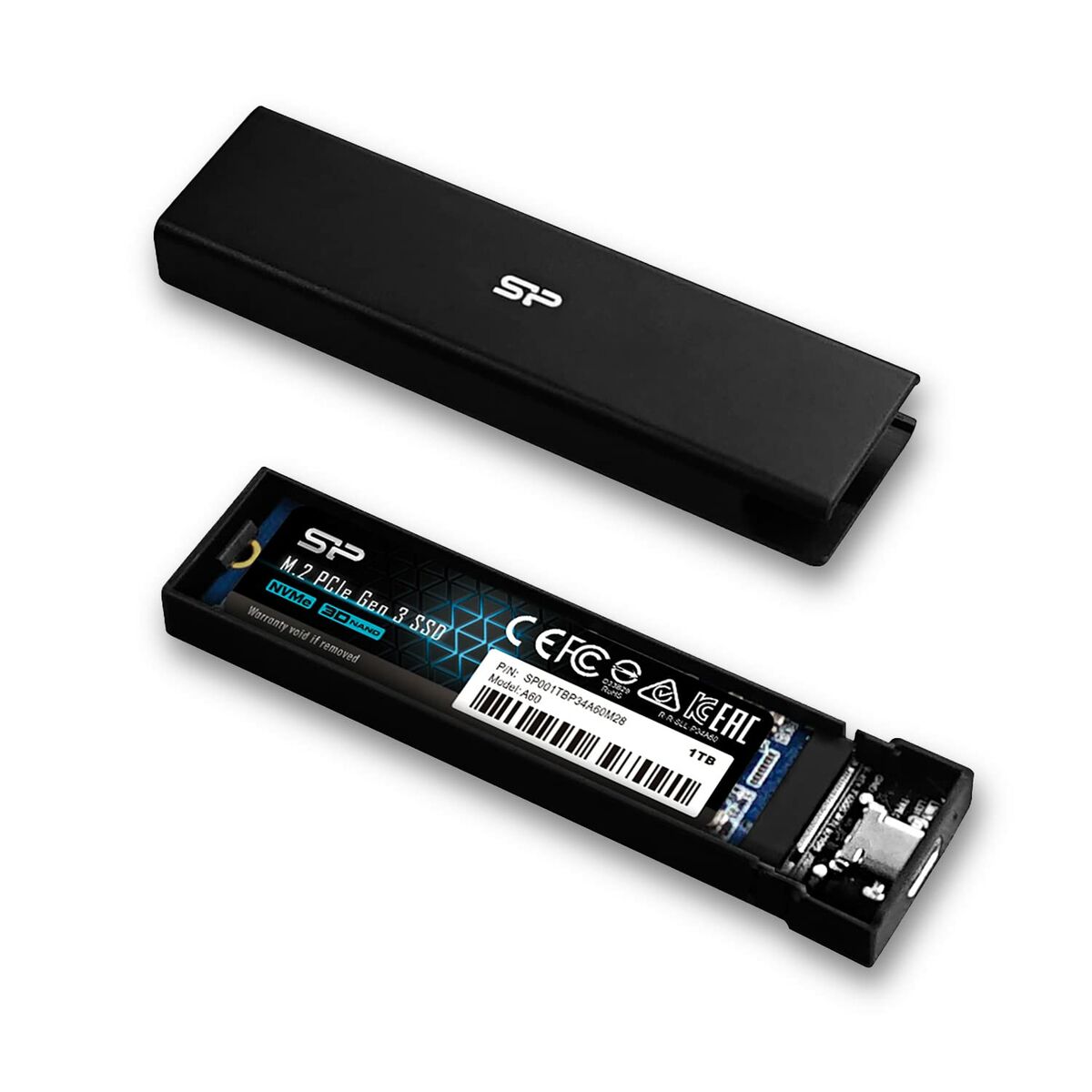 External Box Silicon Power PD60 Black - GearHaus