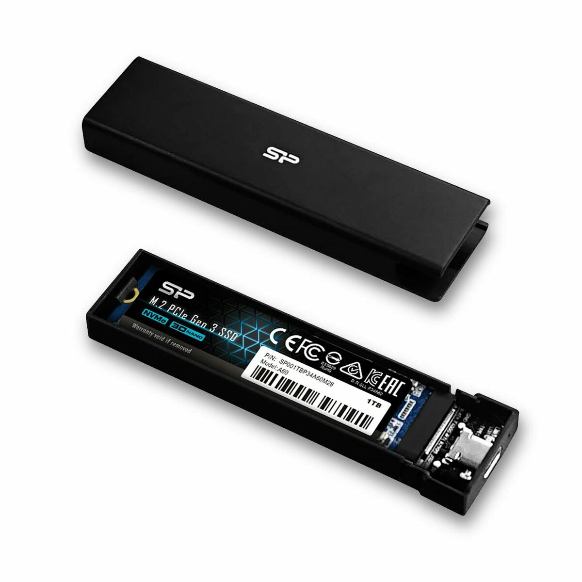 External Box Silicon Power PD60 Black - GearHaus