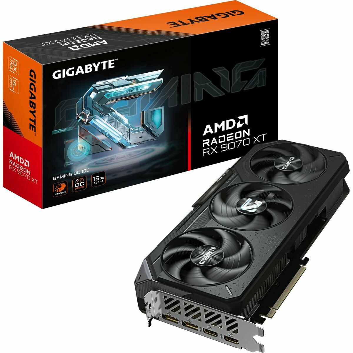 Graphics card Gigabyte 9VR907XTGO - 00 - G10 radeon rx 9070 xt 16 GB GDDR6 - GearHaus