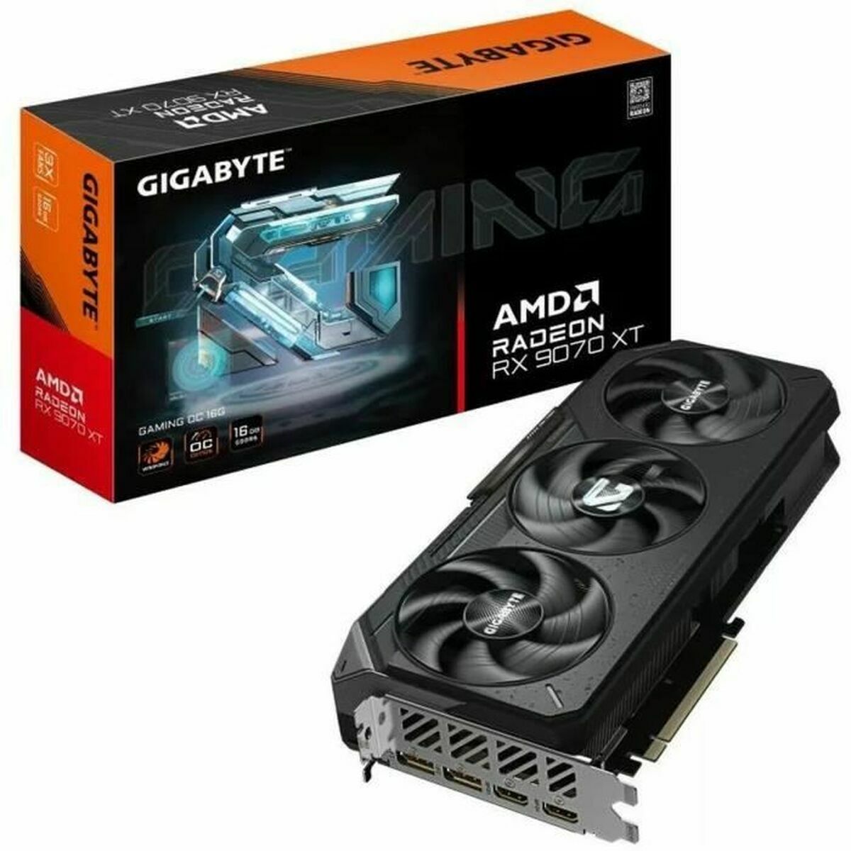 Graphics card Gigabyte 9VR907XTGO - 00 - G10 radeon rx 9070 xt 16 GB GDDR6 - GearHaus