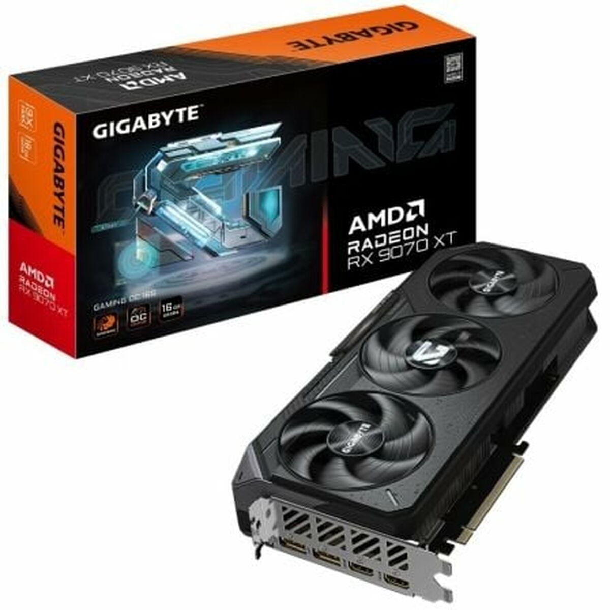 Graphics card Gigabyte 9VR907XTGO - 00 - G10 radeon rx 9070 xt 16 GB GDDR6 - GearHaus