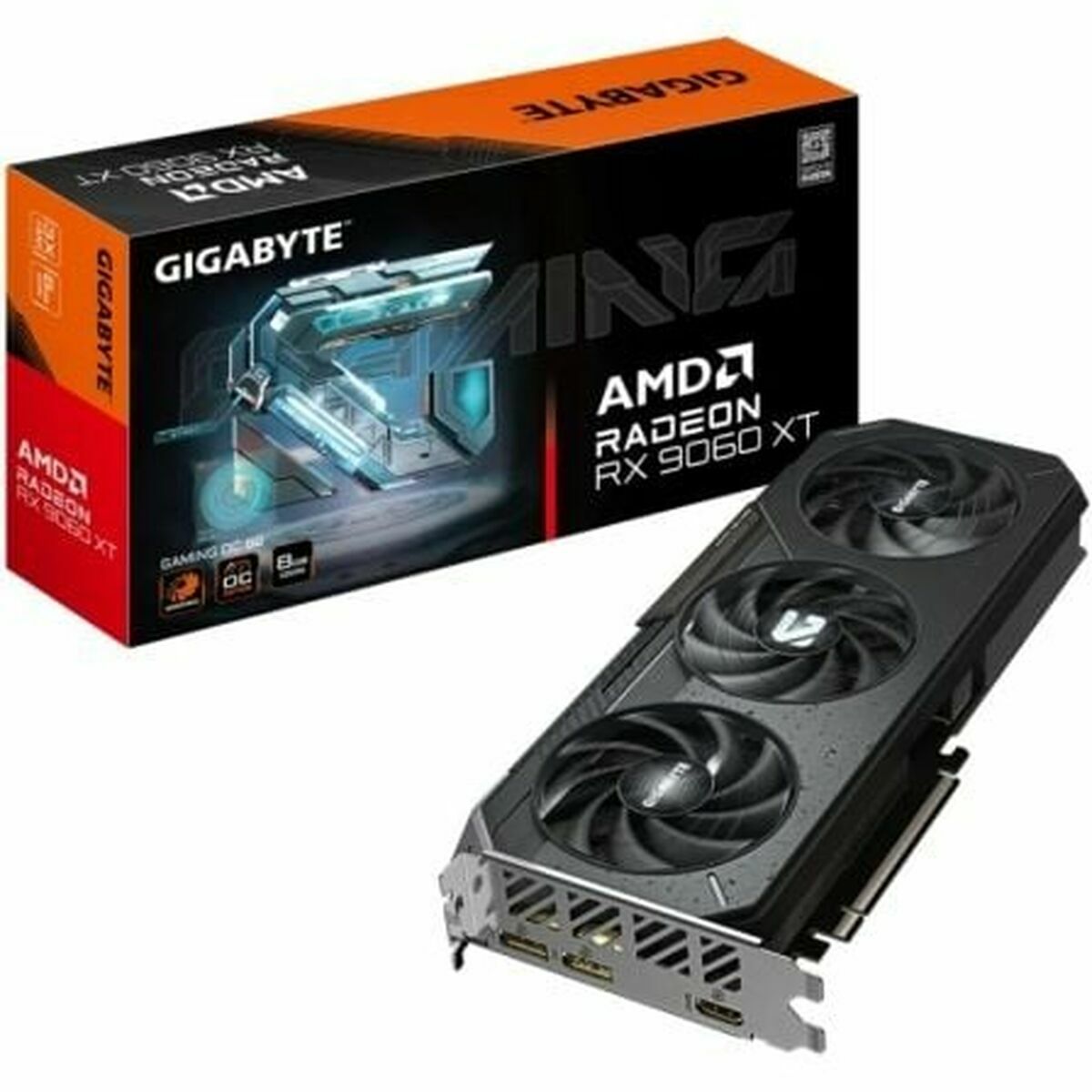 Graphics card Gigabyte 9VR9068XGO - 00 - G10 RADEON RX 9060 XT 8 GB GDDR6 - GearHaus