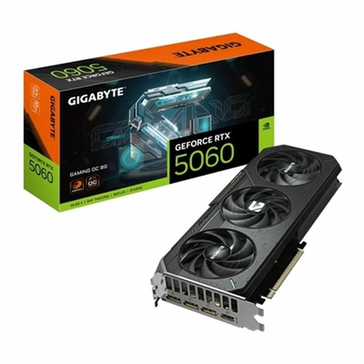 Graphics card Gigabyte 9VN5060GO - 00 - G10 8 GB GEFORCE RTX 5060 GDDR7 - GearHaus