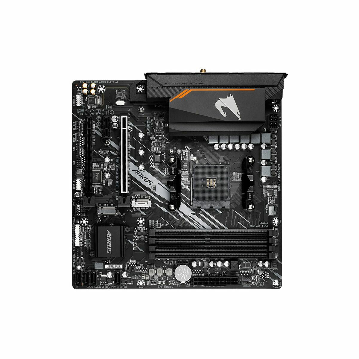 Motherboard Gigabyte AMD B550 AMD AMD AM4 - GearHaus