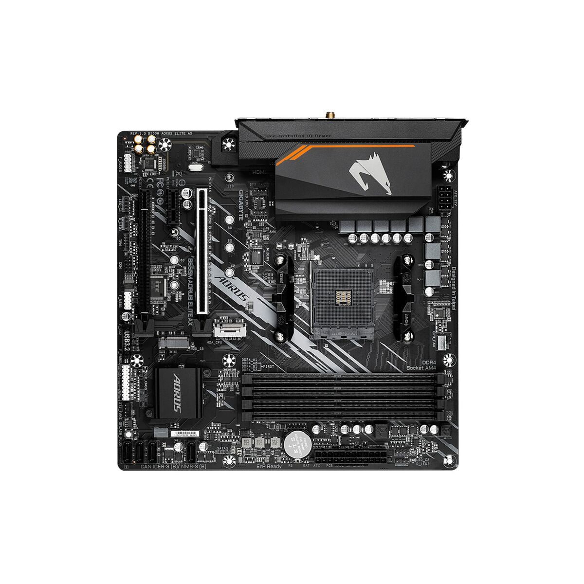 Motherboard Gigabyte AMD B550 AMD AMD AM4 - GearHaus