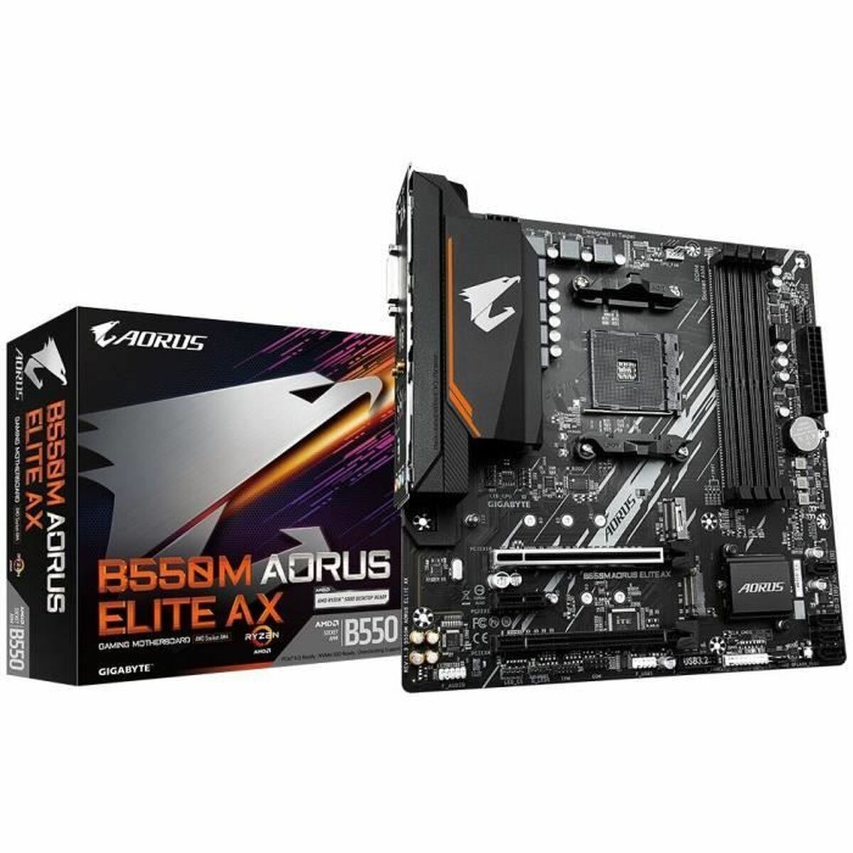 Motherboard Gigabyte AMD B550 AMD AMD AM4 - GearHaus