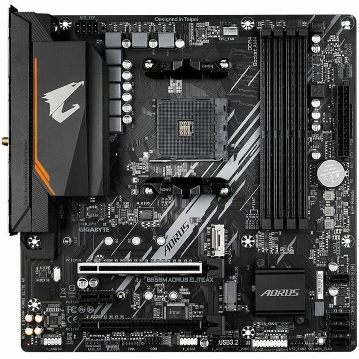 Motherboard Gigabyte AMD B550 AMD AMD AM4 - GearHaus