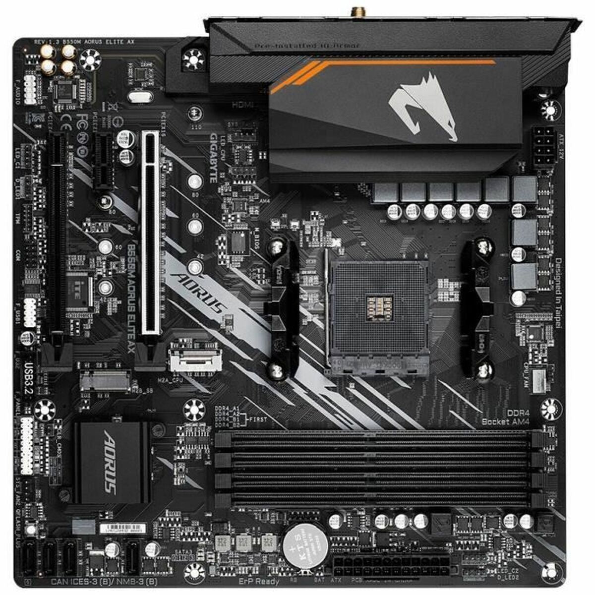 Motherboard Gigabyte AMD B550 AMD AMD AM4 - GearHaus