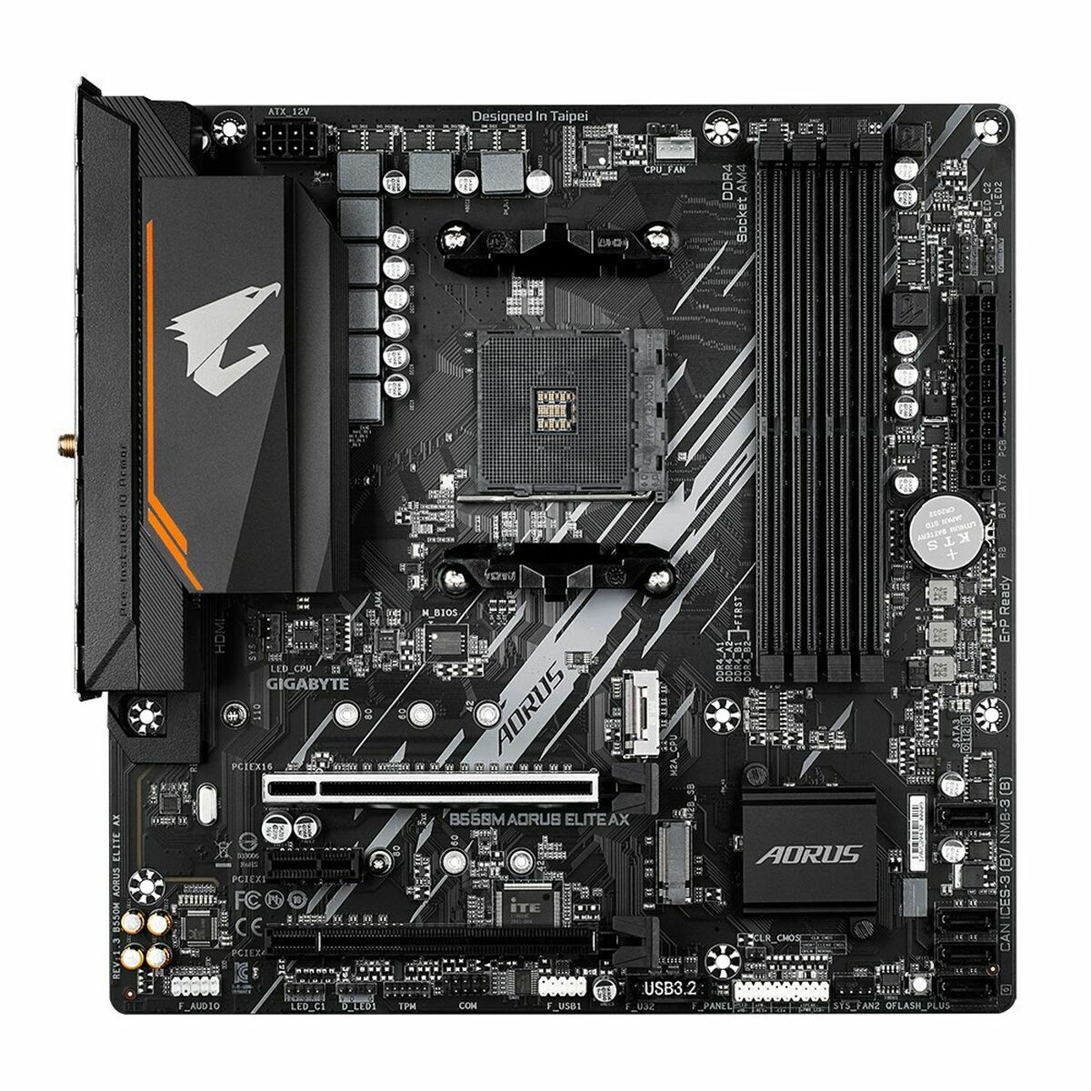 Motherboard Gigabyte AMD B550 AMD AMD AM4 - GearHaus