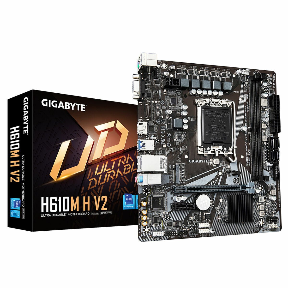 Motherboard Gigabyte H610M H V2 LGA 1700 - GearHaus