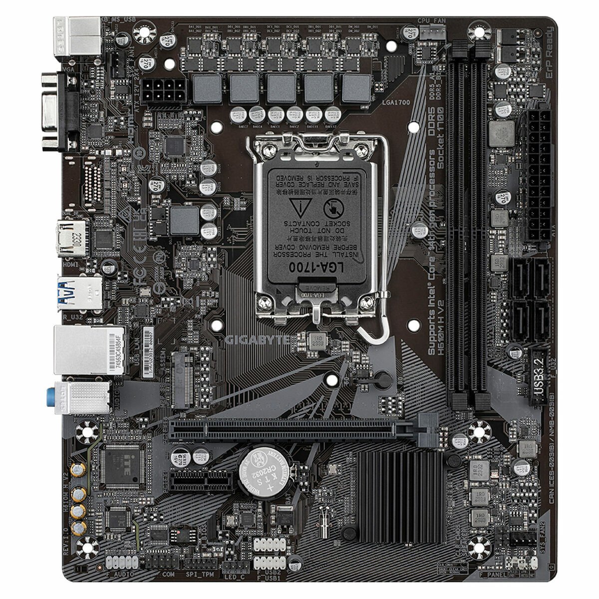Motherboard Gigabyte H610M H V2 LGA 1700 - GearHaus