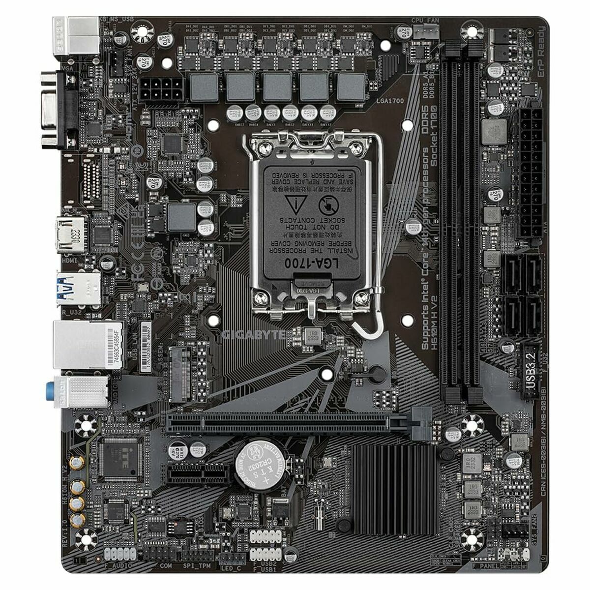 Motherboard Gigabyte H610M H V2 LGA 1700 - GearHaus