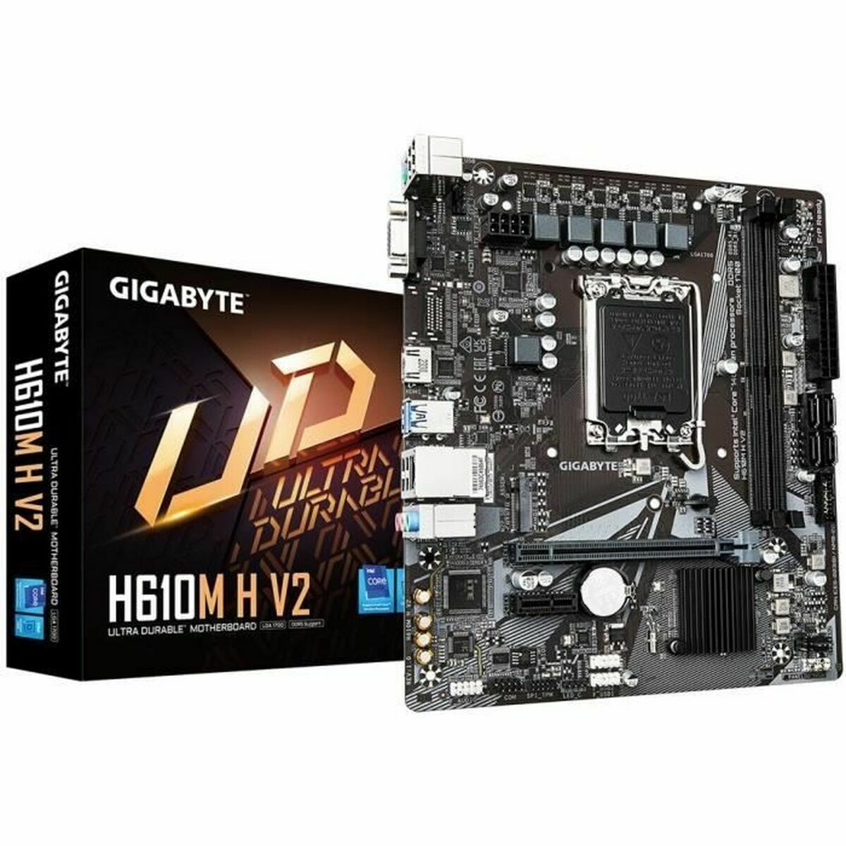 Motherboard Gigabyte H610M H V2 LGA 1700 - GearHaus