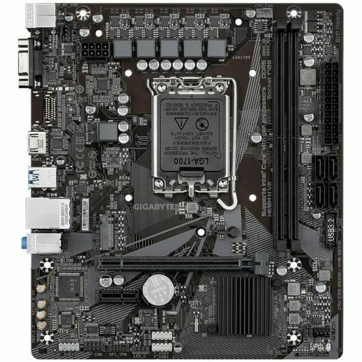 Motherboard Gigabyte H610M H V2 LGA 1700 - GearHaus