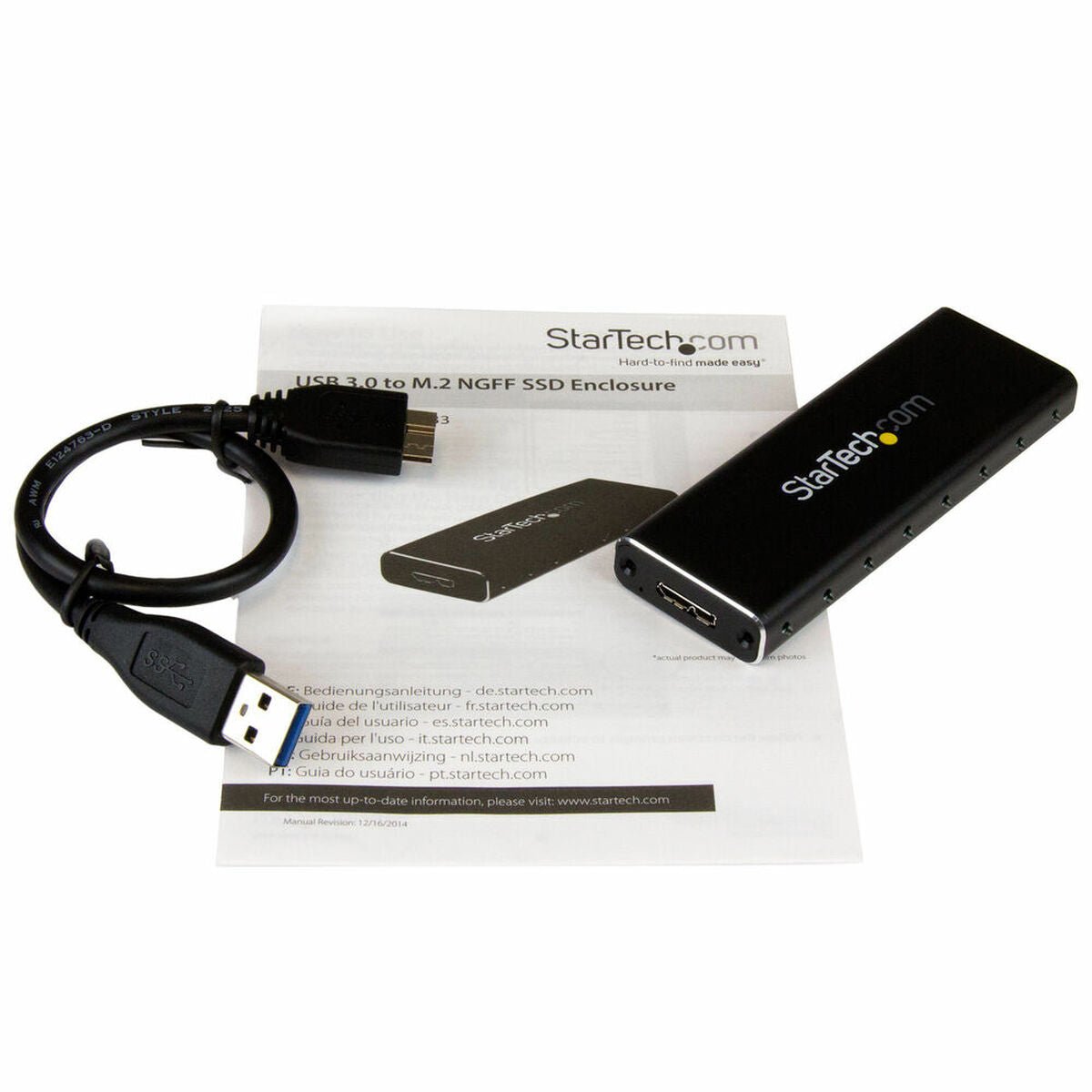 Adaptor SSD Startech SM2NGFFMBU33 - GearHaus