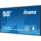 Videowall Monitor Iiyama MONITOR IIYAMA 50" 4K Ultra HD 50" 49,5" - GearHaus