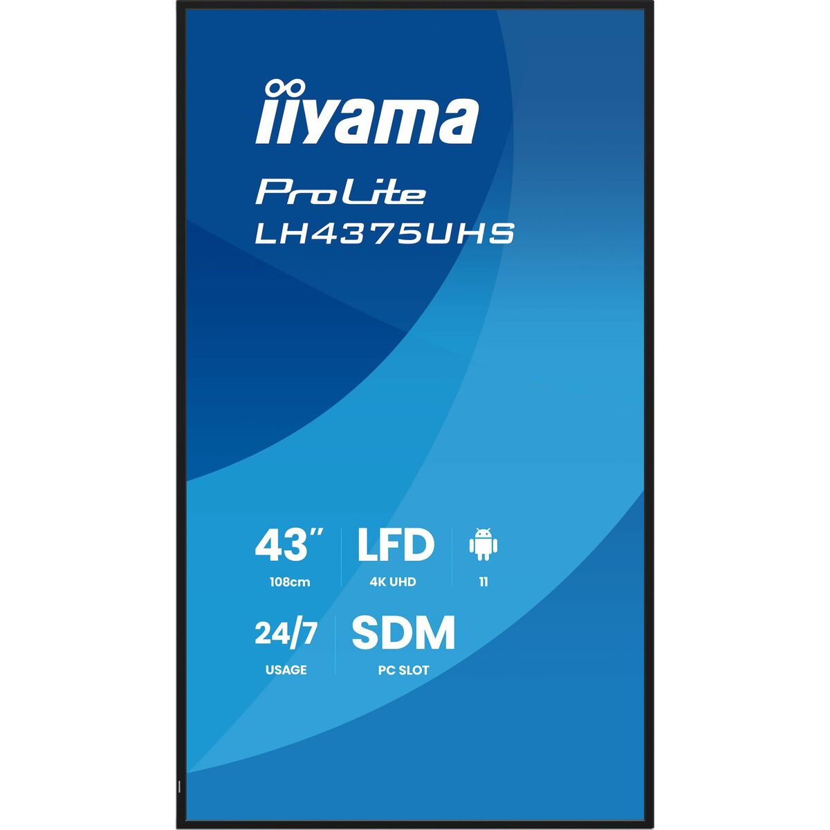 Monitor Iiyama LH4375UHS - B2AG 43" 4K Ultra HD LCD - GearHaus