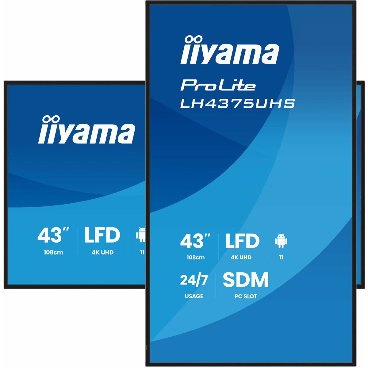 Monitor Iiyama LH4375UHS - B2AG 43" 4K Ultra HD LCD - GearHaus