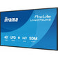 Monitor Iiyama LH4375UHS - B2AG 43" 4K Ultra HD LCD - GearHaus