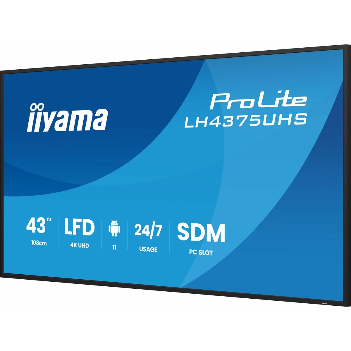 Monitor Iiyama LH4375UHS - B2AG 43" 4K Ultra HD LCD - GearHaus
